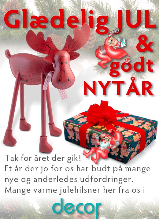 Decor ønsker alle glædelig Jul & Godt Nytår