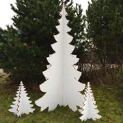 Konturskårne juletræer - juletræet der ikke fælder