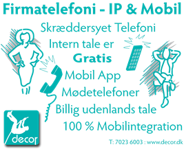 Billig mobil telefoni kombineret med IP Telefoni til Firmakunder