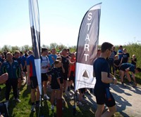 Løbeafmærkning via Beach Flag - Aarhus Fremad Atletik (Klik for stor udgave)